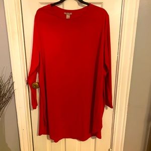 H&M Long Sleeve Dress (Red)